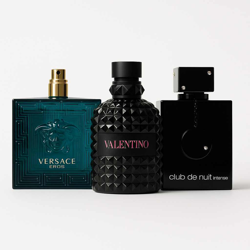 Versace Eros 100ml | Valentino Uomo Born in Roma 100ml | Club de Nuit Intense Man 100ml