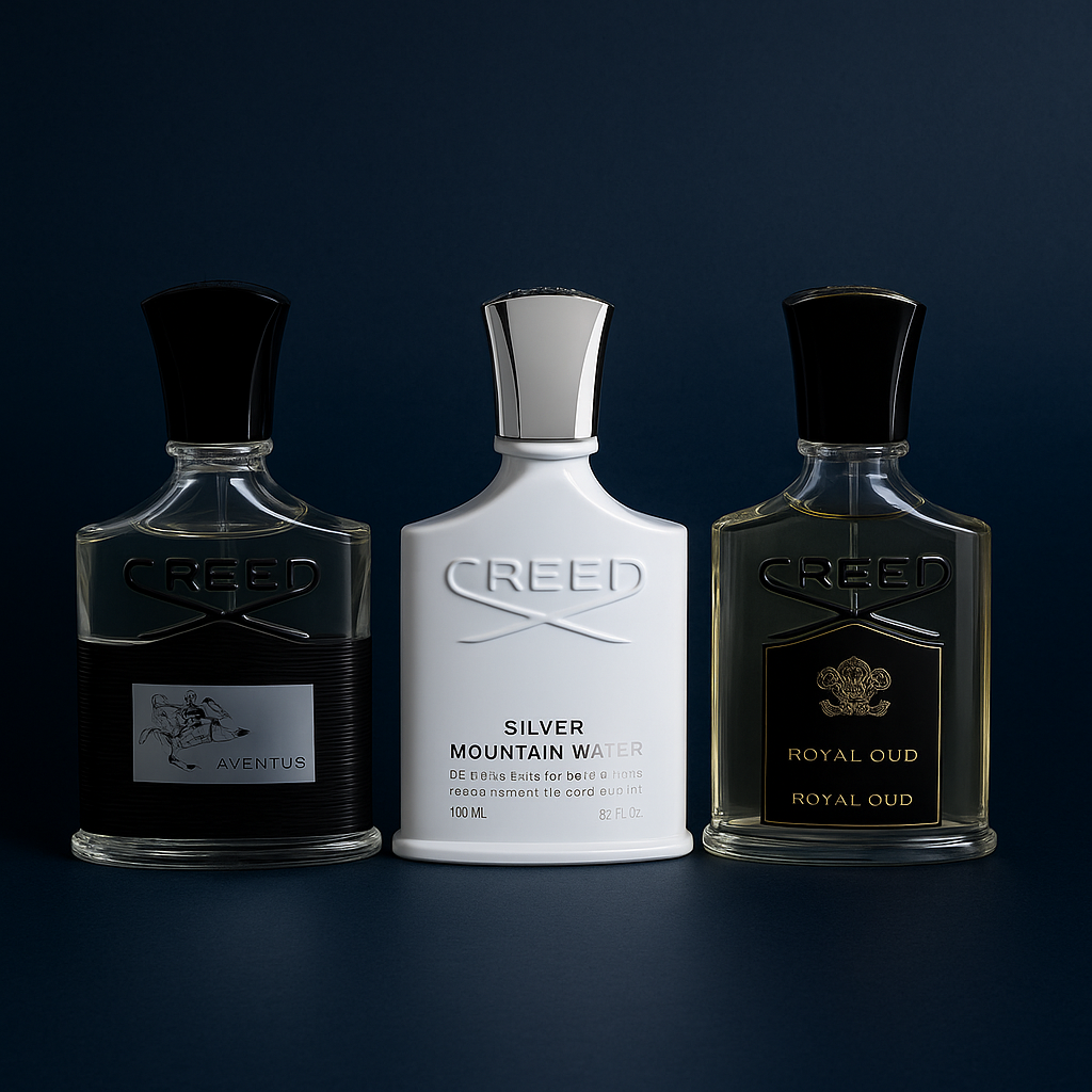 Creed Aventus - Creed Silver - Creed Royal Oud