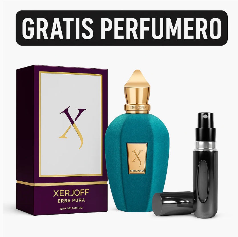 Xerjoff Erba Pura 100 ML Estuche de Lujo + Pefumero Gratis