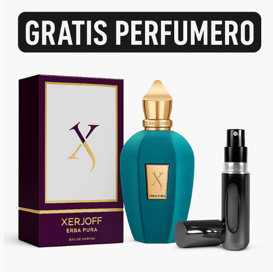 Xerjoff Erba Pura 100 ML Estuche de Lujo + Pefumero Gratis