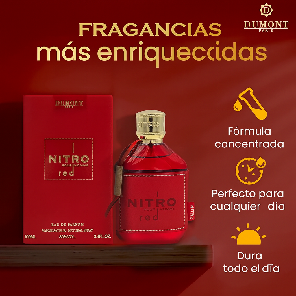 Nitro Red Dumont 100ml - EDP Hombre