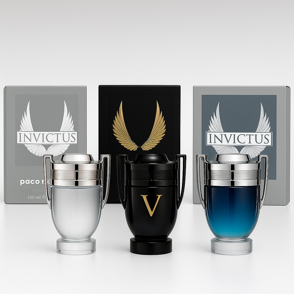 Pack de Alta Gama Hombre | Invictus  | Paco Rabanne Invictus Victory | Invictus Legend | 100 ML
