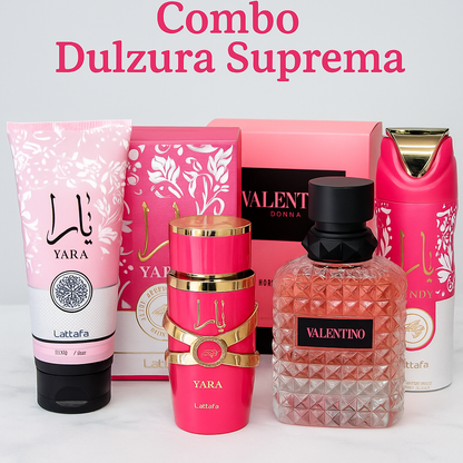 COMBO DULZURA SUPREMA: YaraCandy|Valentino donna|Aerosol+ Obsequios